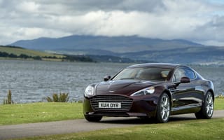 Картинка Астон Мартин (Aston Martin), Тачки (Cars), Rapide S, Вид Сбоку