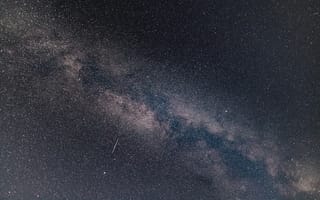 Картинка Космос, Звезды, Звездное Небо, Звездопад, Туманность