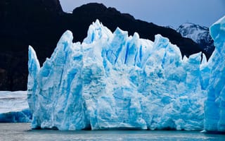 Картинка Природа, Ледник, Торрес Дель Пайне, Чили, Патагония
