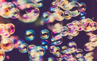 Картинка Пузыри, Блики, Мыльные Пузыри, Разное