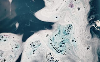 Картинка Пузыри, Макро, Цветная Жидкость, Жидкость