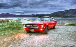 Картинка Мустанг (Mustang), Форд (Ford), Hdr, Тачки (Cars)
