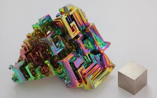 Картинка 3D, Разноцветный, Камень, Куб, Форма, Фигура