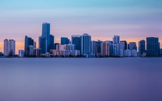 Картинка Города, Небоскребы, Майами, Сша, Панорама