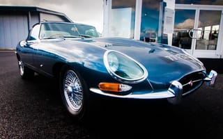 Обои Ягуар (Jaguar), Тачки (Cars), Вид Сбоку, Классика, Ретро