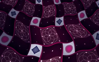 Картинка Узор, Текстуры, Геометрический, Фрактал, Точки, Извилистый, Фигуры, Квадраты