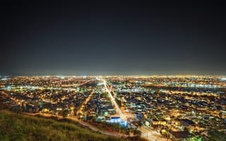 Картинка Города, Ночь, Калифорния, Лос-Анджелес
