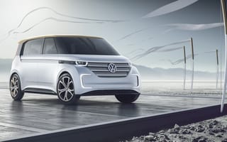 Картинка рисованные, volkswagen, 2016г, budd-e
