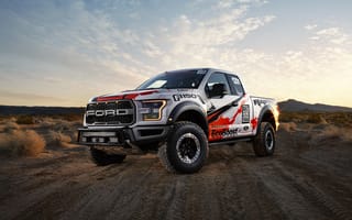 Картинка ford, 2017г, f-150, raptor, race, truck