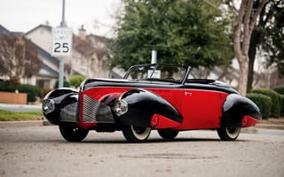 Картинка классика, classic, sodomka, aerodynamic, black, red, car, 50, aero