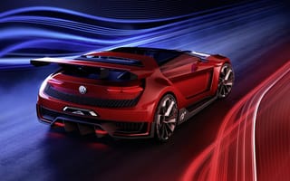 Картинка volkswagen gti roadster concept 2017, автомобили, 3д, volkswagen, 2017, concept, roadster, gti