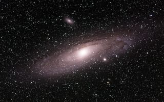 Картинка галактики, туманности, m31, andromeda, galaxy, stars, space