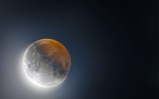 Картинка луна, затмение