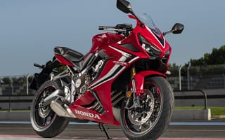 Картинка мотоциклы, honda, cbr, 650r, мотоцикл, красный