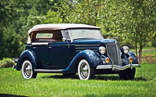 Картинка ford v8 deluxe phaeton 1936, автомобили, классика, ретро, форд, фаэтон