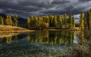 Картинка природа, реки, озера, монтана