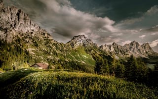Картинка природа, горы, швейцарские, альпы