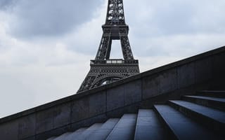 Картинка города, париж , франция, eiffel, tower