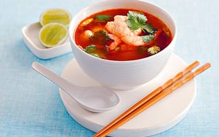 Картинка еда, первые блюда, суп, тайская, кухня