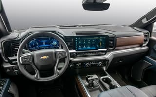 Картинка автомобили, спидометры, silverado, chevrolet, торпедо