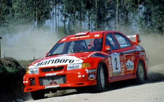 Картинка спорт, авторалли, mitsubishi