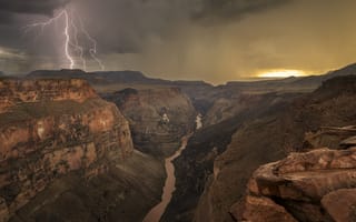 Картинка природа, горы, каньон