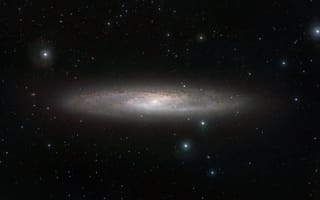 Картинка галактики, туманности, галактика, ngc, 253, созвездие