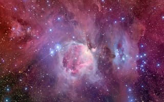 Картинка m42, туманность, ориона, космос, галактики, туманности