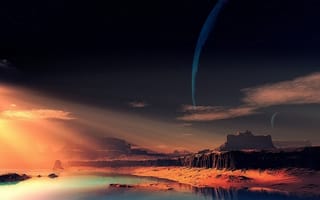 Картинка good, природа, прекрасные, ночь, пейзаж, космос, классные