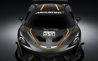 Картинка mclaren, черные, оранжевые, суперкары, гонка, англия, макларен, британия