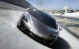 Картинка 570s, mclaren, серебряные, суперкары, купе, макларен