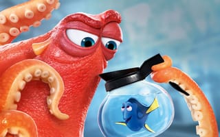 Картинка finding dory, морской, немо, осьминог, дори