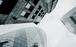 Картинка hd, london skyscrapers, лондон, здания, небоскребы, башни