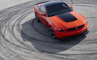 Картинка ford, mustang, форд, мустанг, круги, дрифт