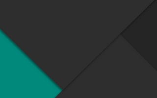 Картинка dark gray, абстрактные, темные, материал, серые, плоские, квадраты, бирюзовые