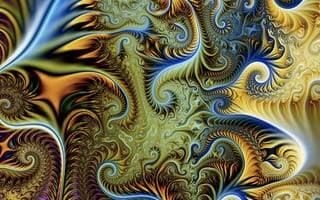 Картинка абстрактные, фрактал, спираль