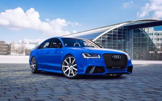 Картинка audi, mtm, s8, синие, тюнинг, ауди