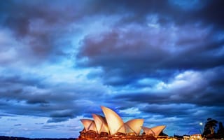 Картинка opera, sydney, море, вид, дом, австралия