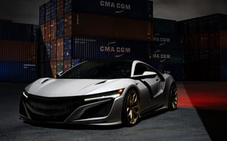 Картинка acura nsx hre, машины, колеса