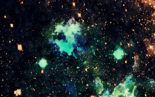 Картинка galaxy, галактика, небо, ночь, космос, вселенная