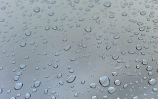 Картинка синие, небо, вода, зима, дождь, стекло