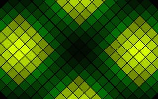 Картинка 3d, абстрактные, зеленые, 3д, кубы, квадраты