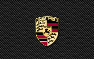 Картинка porsche, porsche carbon 2, логотипы, карбон, эмблемы, порше