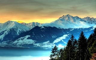 Картинка hd, ice mountain, горы, лед