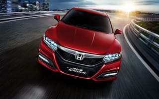Картинка honda, красые, солнце, японские, хонда