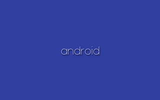 Картинка android, indigo, lollipop, синие, логотипы, андроид, зефир