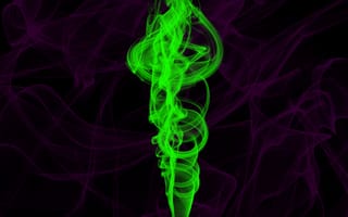 Картинка дизайн, зеленые, дым