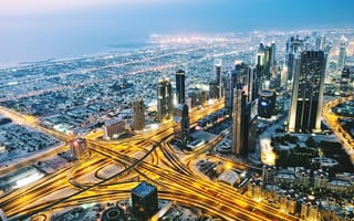 Картинка город, дубай
