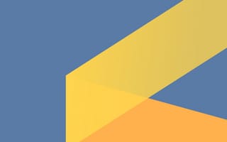 Картинка lollipop, oneplus, синие, желтые, материал