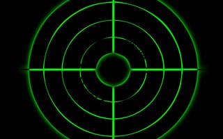 Картинка target, target circle, черные, зеленые, неоновые, круги